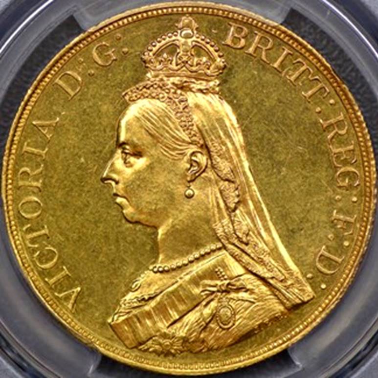 Great-Britain,-1887-Jubilee-Five-Pound
